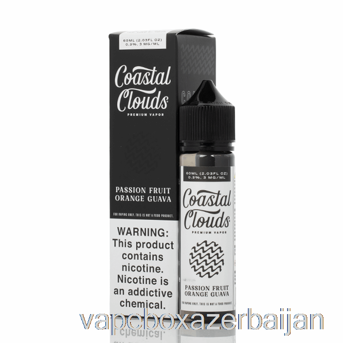 Vape Smoke Passion Fruit Orange Guava - Coastal Clouds Co. - 60mL 6mg